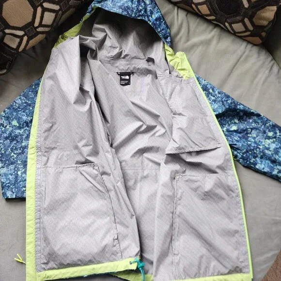 The North Face Alta Vista Rain Jacket DryVent Waterproof Printed Womens L - Picture 8 of 8